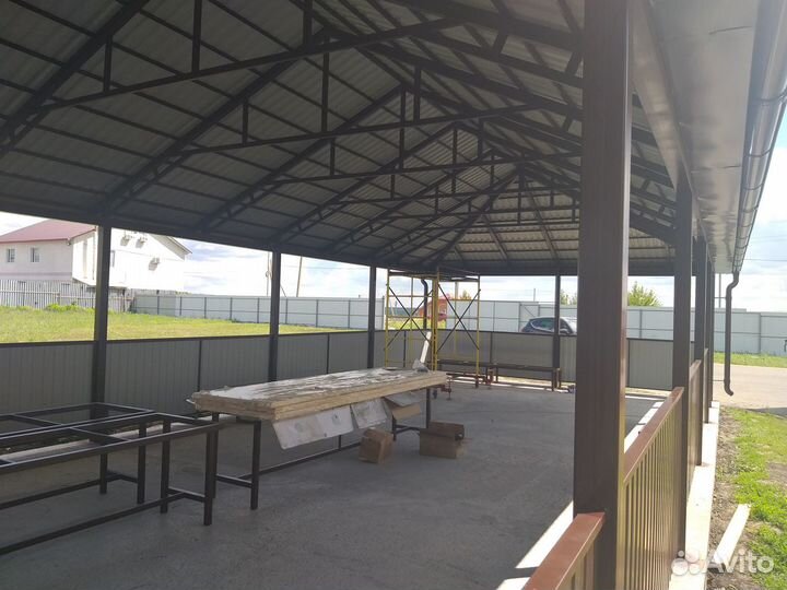 Ферма арочная для навеса