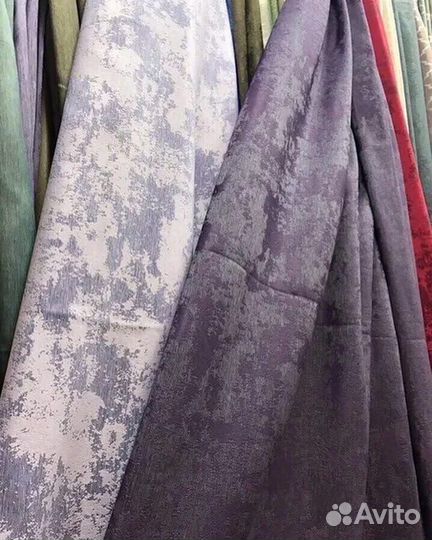 Комплект штор мрамор