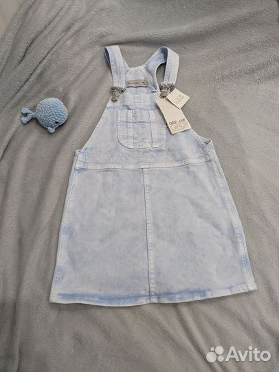 Джинсовый сарафан для девочки 134-140