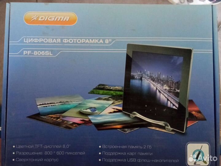 Цифровая фоторамка Digma PF-806SL