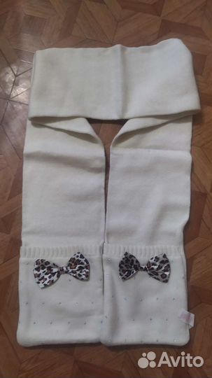 Шарф детский с карманами новый