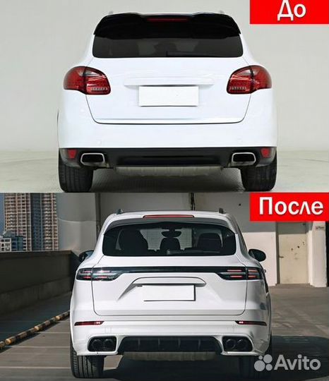 Рестайлинг комплект Porsche Cayenne 958.1 в 958.2