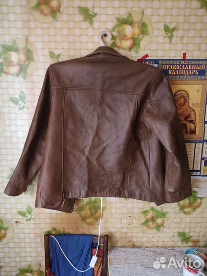 Кожаная куртка мужская