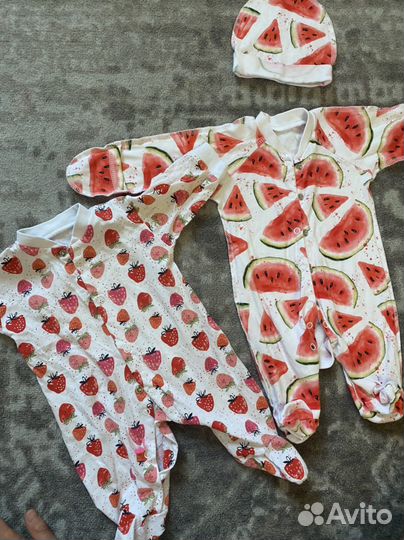 Арбузный комплект на малыша