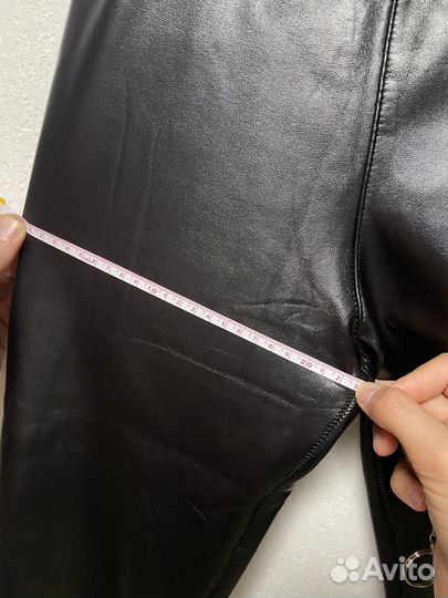 Брюки кожаные