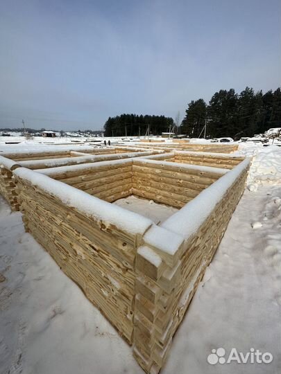 Срубы домов Бани