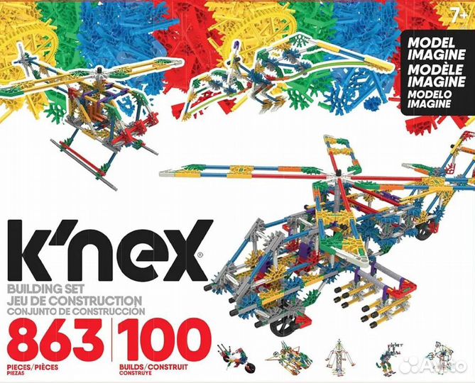 Конструктор Knex 863 детали