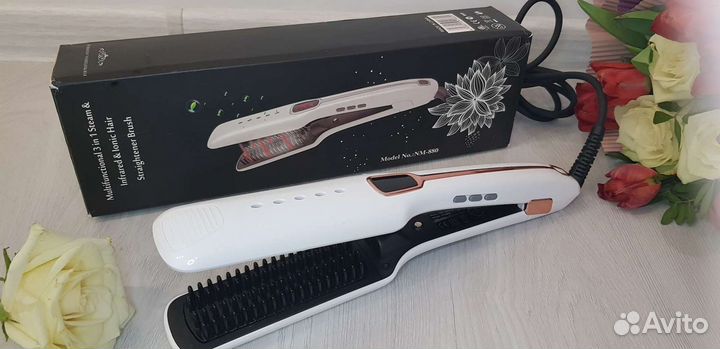 Паровой выпрямитель для волос, утюжок