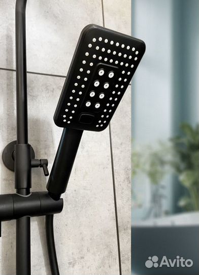 Душевая система AltroBagno Lamberto черный (20