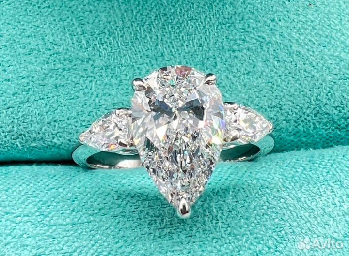 Кольцо с бриллиантами 2.59 ct