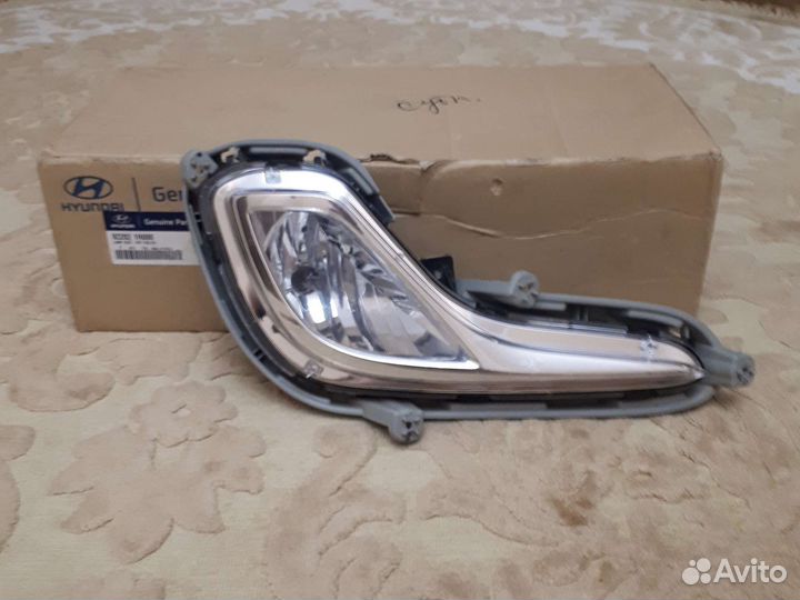 Фара противотуманная hyundai solaris 2013 года