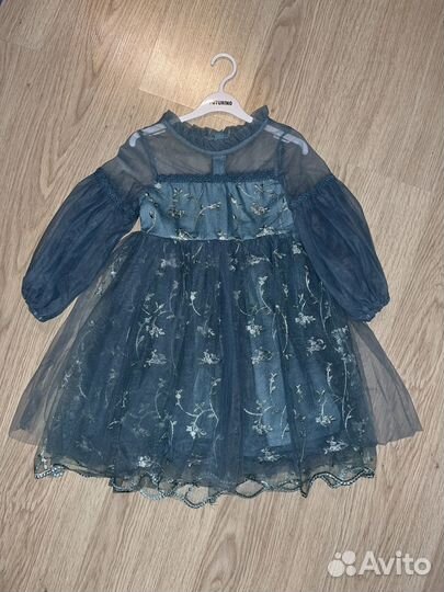 Нарядное платье для девочки 110 116