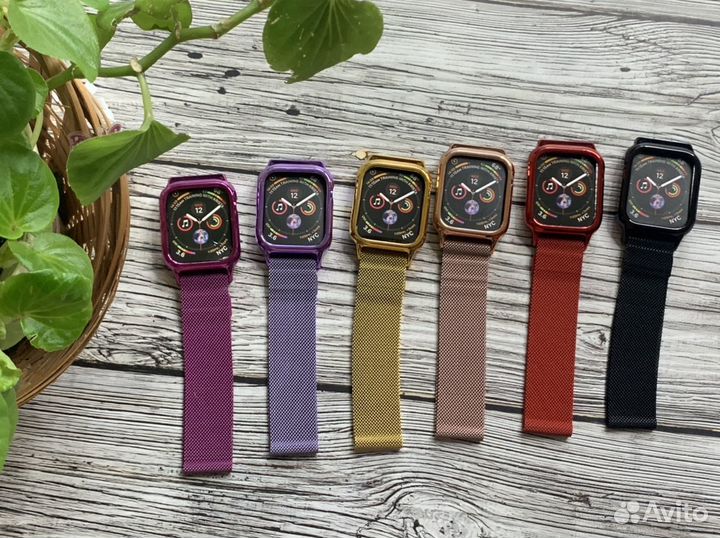 Миланская петляли с чехлом Apple Watch 40/44mm