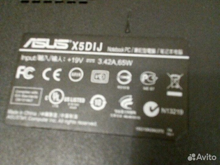 Ноутбук Asus X5DIJ