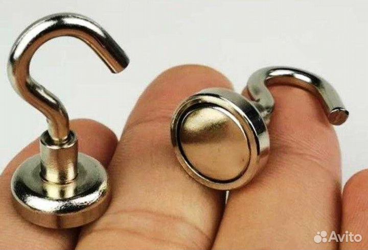 Магнитные Крепления с Крючком,Резьбой, Зенковкой