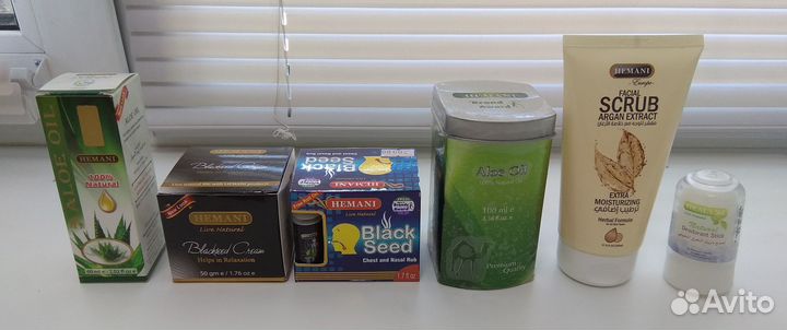 Косметические масла и средства Hemani