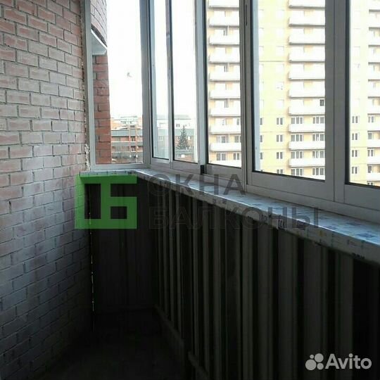 Остекление балконов в пятиэтажке