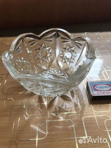 Хрустальная конфетница СССР