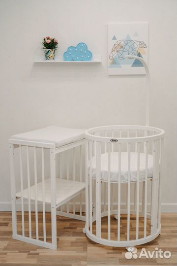 Детская кроватка от 0 до 3 х лет с выставки