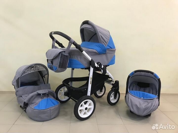 Коляска 3 в 1 Happych Aviator