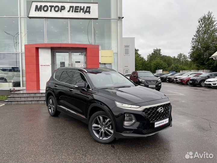 Hyundai Santa Fe 2.2 AT, 2019, 105 715 км