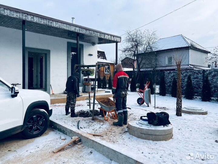 Углубление колодца Чистка колодца Ремонт колодца