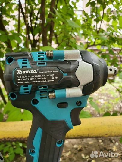 Аккумуляторный гайковёрт makita 450н.м