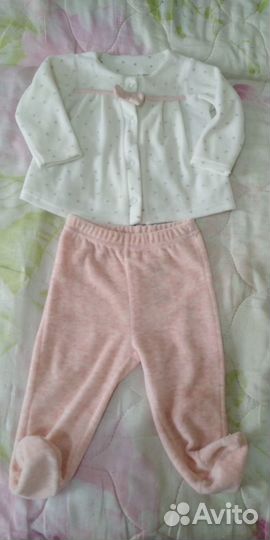 Велюровый костюм для девочки