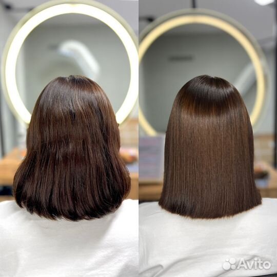 Кератин ботокс пилинг полировка волос