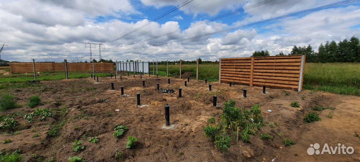 Железобетонные и винтовые сваи