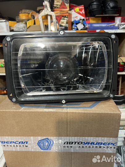 Линзованые фары камаз