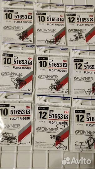 Одинарный крючок owner 51653 float rigger