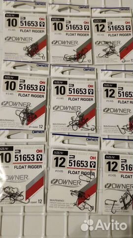 Одинарный крючок owner 51653 float rigger