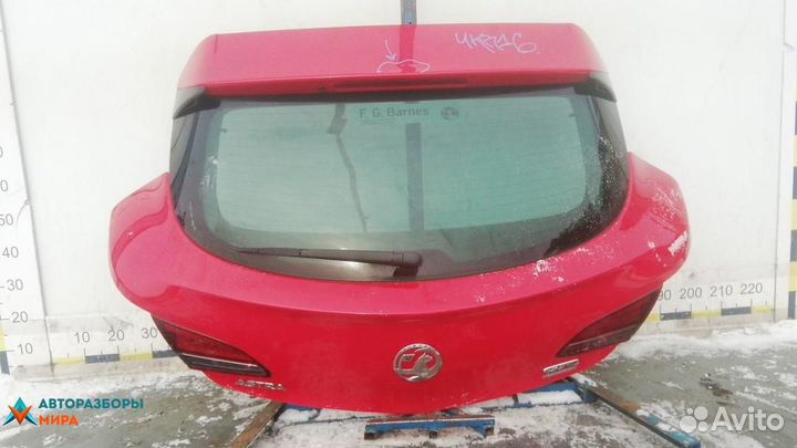 Крышка багажника (дверь 3-5) Opel Astra