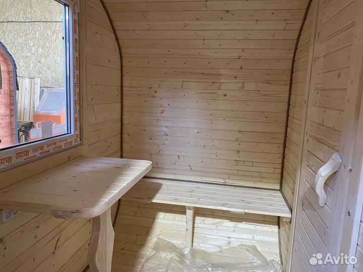 Баня бочка 6 м под ключ