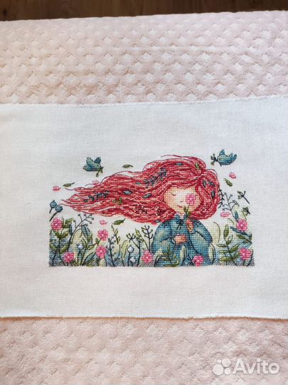 Картина, вышитая крестиком 