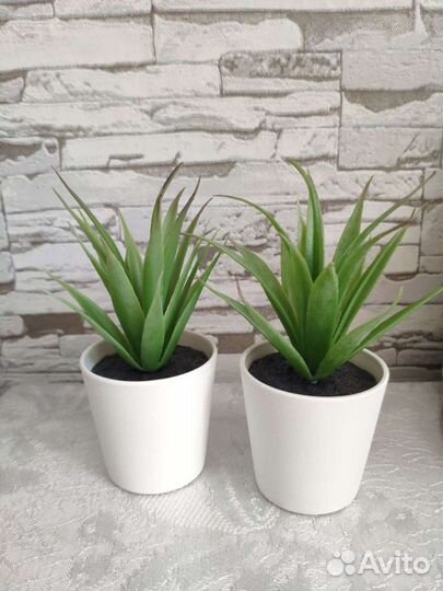 Fejka фейка икеа искусственное растение и кашпо