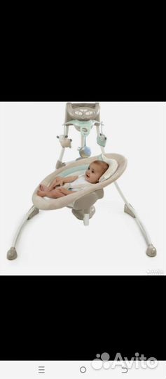 Детские электронные качели бу