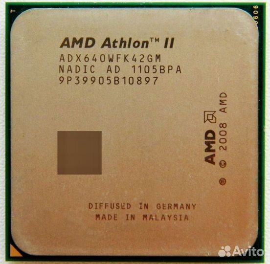 Процессор AMD Athlon II x4 640