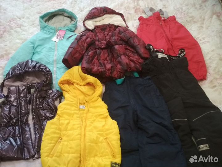 Куртки,пальто,безрукавки,ветровки,полукомби.1-6лет