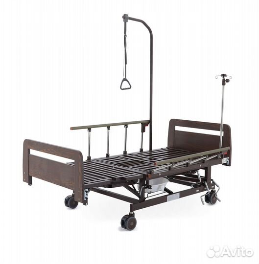 Медицинская кровать железная с механизмом