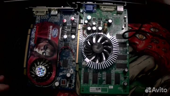 Видеокарты radeon sapphire hd 4670 и px6600 td