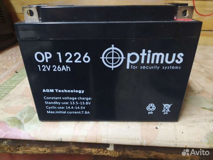 Аккумулятор OP 1226 optimus