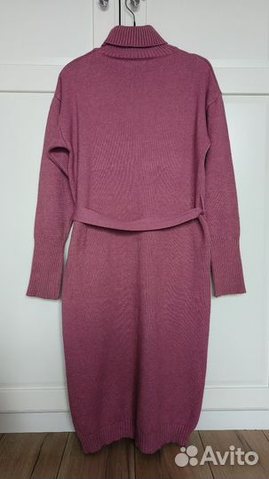 Женское вязаное платье свитер