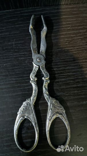 Щипцы для сахара серебрение 19 век