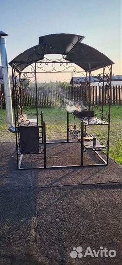 Беседка под мангал