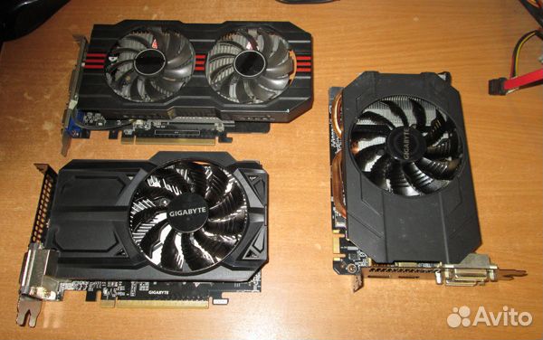 Видеокарты разные