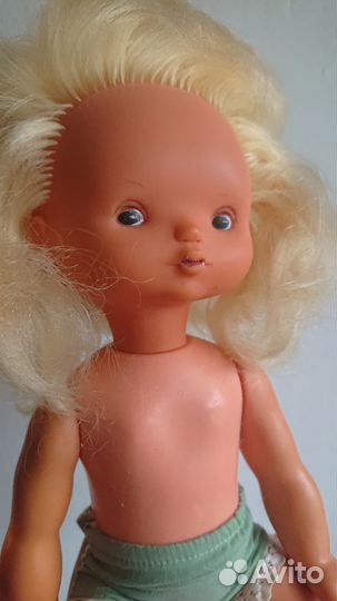 Кукла пупс гдр винтаж 50е 60е редкая 32см