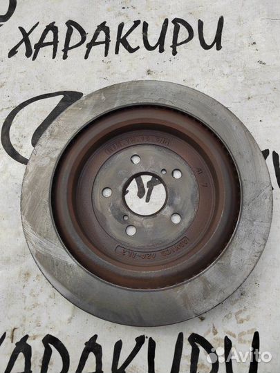 Диск тормозной задний левый Lexus Rx4 Rx200T Rx300