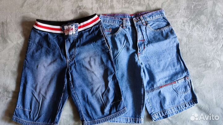 Шорты на мальчика джинсовые 128/134